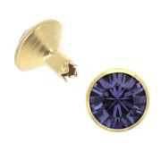 Rivet PureCrystal 53005 8 mm Tanzanite / Doré x1|raw }}