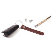 Kit de 36 poinçons alphabet et chiffres 4mm - Spécial cuir et pâte Fimo effet cuir