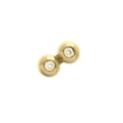 Connecteur double stoppeur 8 mm avec trous de 0.6 mm en Gold Filled (or laminé) x1|raw }}