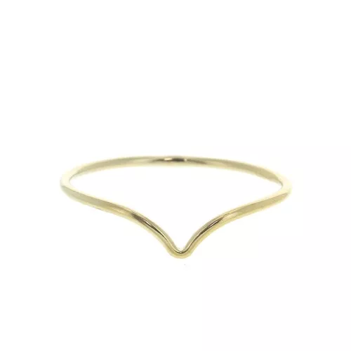 Bague chevron Taille 52 en Gold filled (or laminé) x1