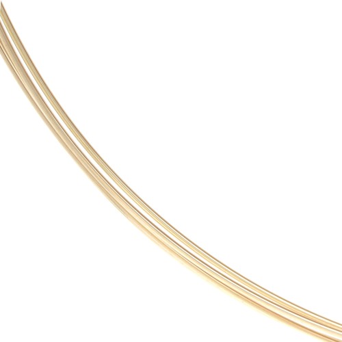 Fil dur 0.76 mm en Gold filled (or laminé)  x 1 m