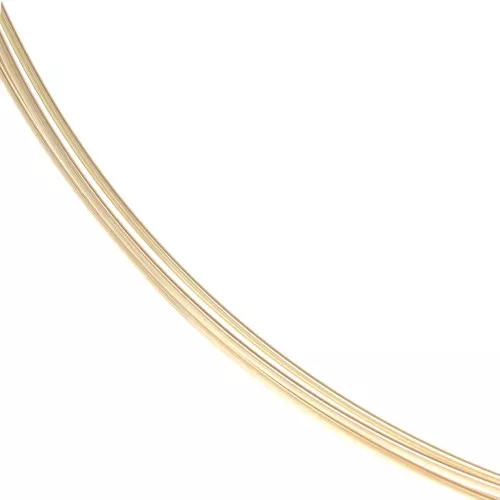 Fil dur 0.76 mm en Gold filled (or laminé) x 1 m