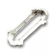Serti griffe pour cabochon PureCrystal 4161 21x7 mm argenté
