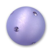 Perle ronde strass Polaris 16 mm Violet x1|raw }}