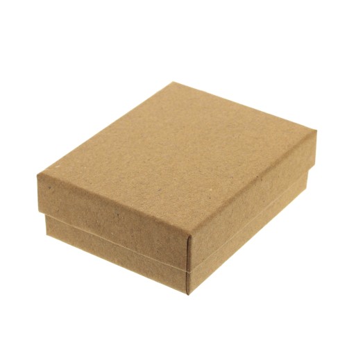 Boite écrin bijoux fantaisie pour parure 8.5x6.5x3 cm Kraft