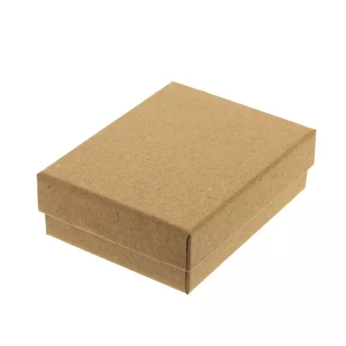 Boite écrin bijoux fantaisie pour parure 8.5x6.5x3 cm Kraft