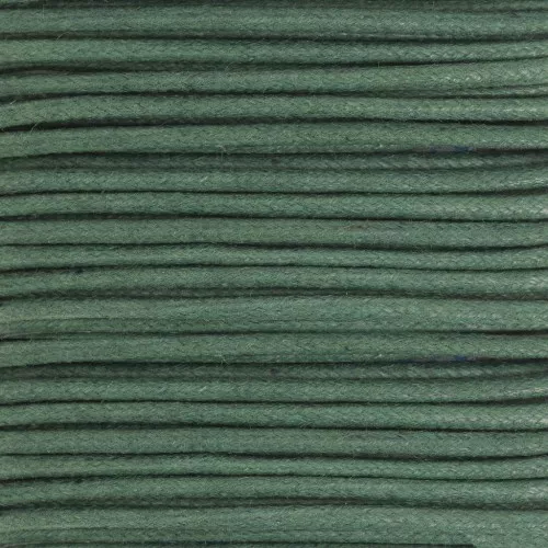 Coton ciré 2 mm Vert Sapin x5 m