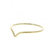Bague chevron Taille 54 en Gold filled (or laminé) x1
