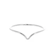 Bague chevron en Argent 925 Taille 49 x1