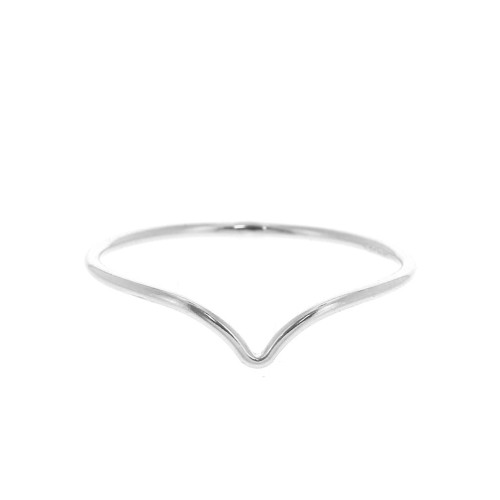 Bague chevron en Argent 925 Taille 52 x1