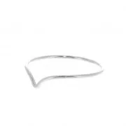 Bague chevron en Argent 925 Taille 54 x1