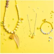 Pompons en coton 11 mm avec anneau ouvert argenté - Mix Gris x6