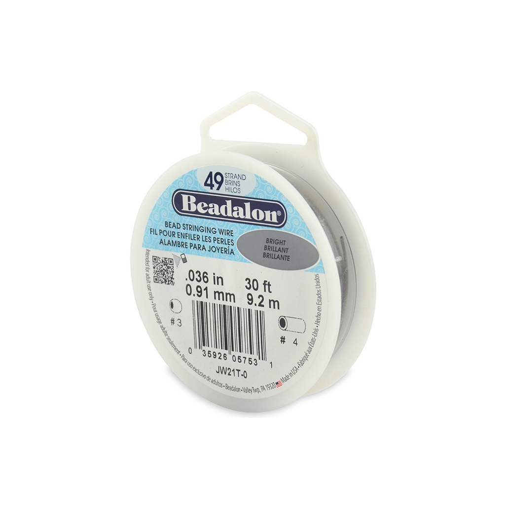 Fil D'Acier Enduit Nylon 7x7 49 Brins 0.8mm LOTITONG - 50m - Résistance 32kg Pour Pêche Sportive