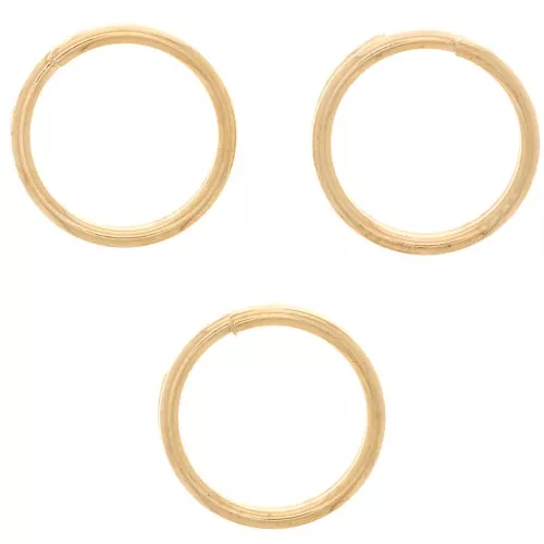 Anneaux doubles 8x0.7 mm doré x50