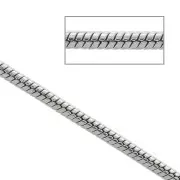 Chaîne maille serpentine 1.2 mm en Acier inoxydable x1m