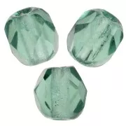 Facettes 4 mm Prairie Green x50