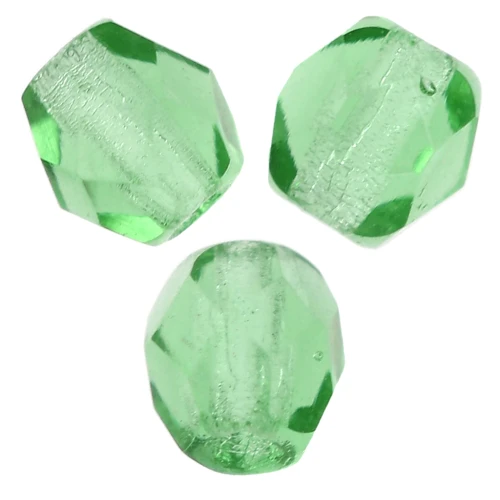 Facettes 4 mm Prairie Green x50