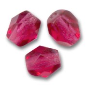 Facettes 6 mm Fuchsia  x25