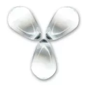 Gouttes 5x7 mm Crystal  x25