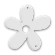 Fleur intercalaire 58 mm Blanc x1|raw }}