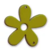 Fleur intercalaire 58 mm Olivine x1