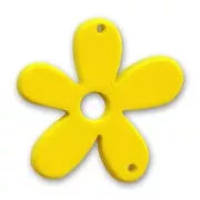 Fleur intercalaire 58 mm Jaune x1