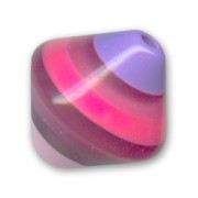 Toupie 20 mm feuilleté Rose x1