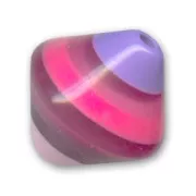 Toupie 20 mm feuilleté Rose x1