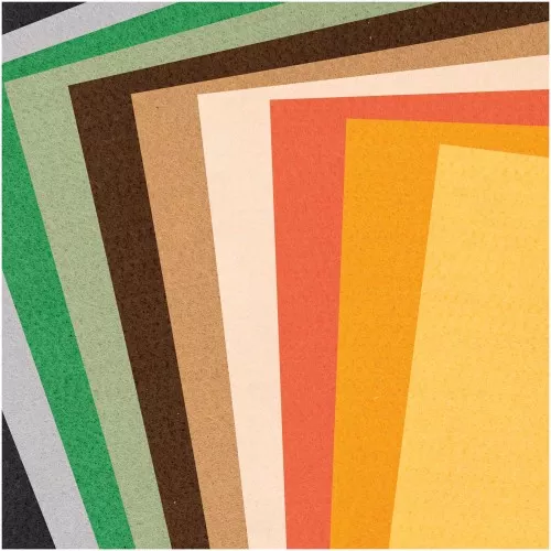 Assortiment de plaques de feutrine rectangle 20x30 cm - Thème Animaux x10
