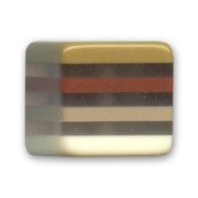 Cube 15 mm feuilleté Brun x1