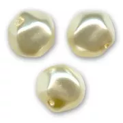 Perles baroques irrégulières nacrées 12 mm - Cream x10