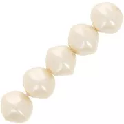 Perles baroques irrégulières nacrées 8 mm - Cream x20