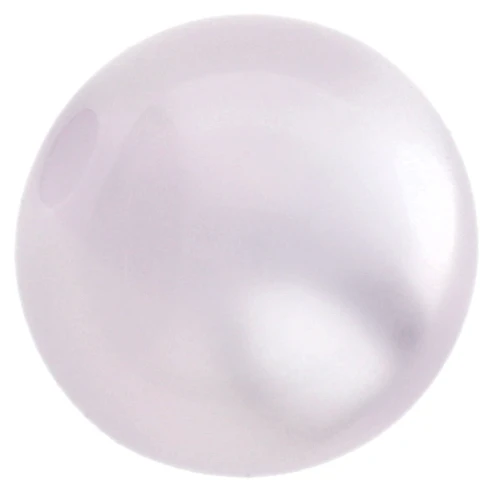 Perle ronde Polaris brillante 14 mm Lilas clair x1