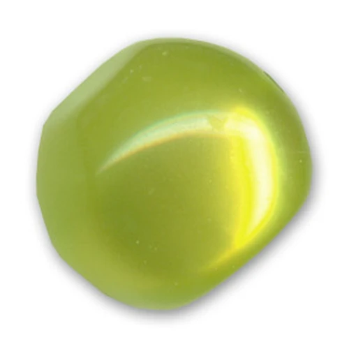 Perle ronde multifaces Polaris brillante 20 mm Peridot x1