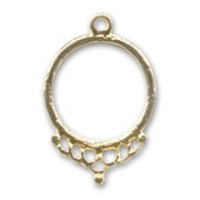 Intercalaire impérial 6 rangs 40 mm doré à l'or fin x1