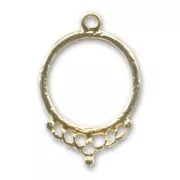 Intercalaire impérial 6 rangs 40 mm doré à l'or fin x1