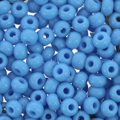 Perles rocailles Preciosa 7/0 3.5 mm - Opaque Turquoise x20g