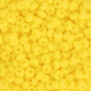 Perles rocailles Preciosa 7/0 3.5 mm - Opaque Yellow x20g