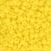 Perles rocailles Preciosa 7/0 3.5 mm - Opaque Yellow x20g