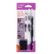 Studio - Set de 5 outils interchangeables + socle|raw }}