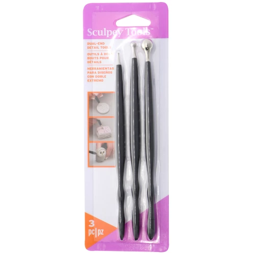 Studio - Set de 3 outils double embouts : style et finition