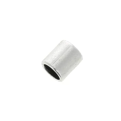 Embouts tube de finition pour cordon 2 mm - Placage Argent fin vieilli x10