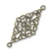 Intercalaire losange 52x24 mm bronze x1