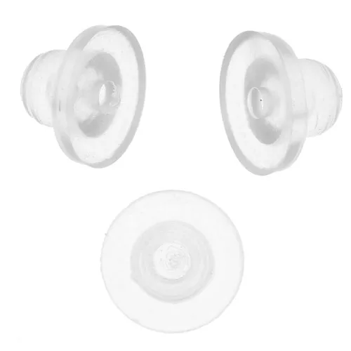 Protection pour clips d'oreilles 7 mm en silicone x10