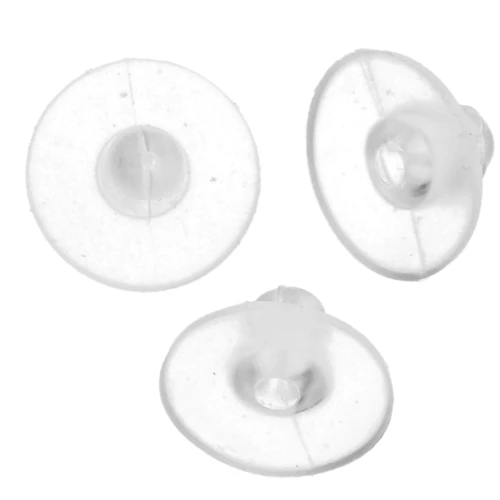 Poussoirs pour crochets d'oreille 11 mm en silicone x10