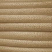 Coton ciré européen 1.3 mm Beige x 1 m