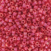 Miyuki Delica 11/0 DB0874 - Mat Opaque Red AB x8g