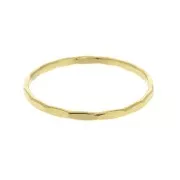 Bague martelée Taille 57 en Gold filled (or laminé) x1