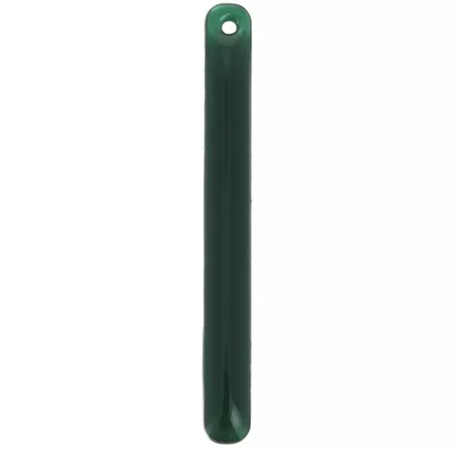 Sequins barre en métal et résine époxy 3x28 mm Vert sapin x4