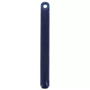 Sequins barre en métal et résine époxy 3x28 mm Bleu nuit x4